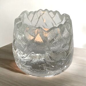 Christmas Tree VOTIVE candle holder. 2.5” H x 3”W. Heavy